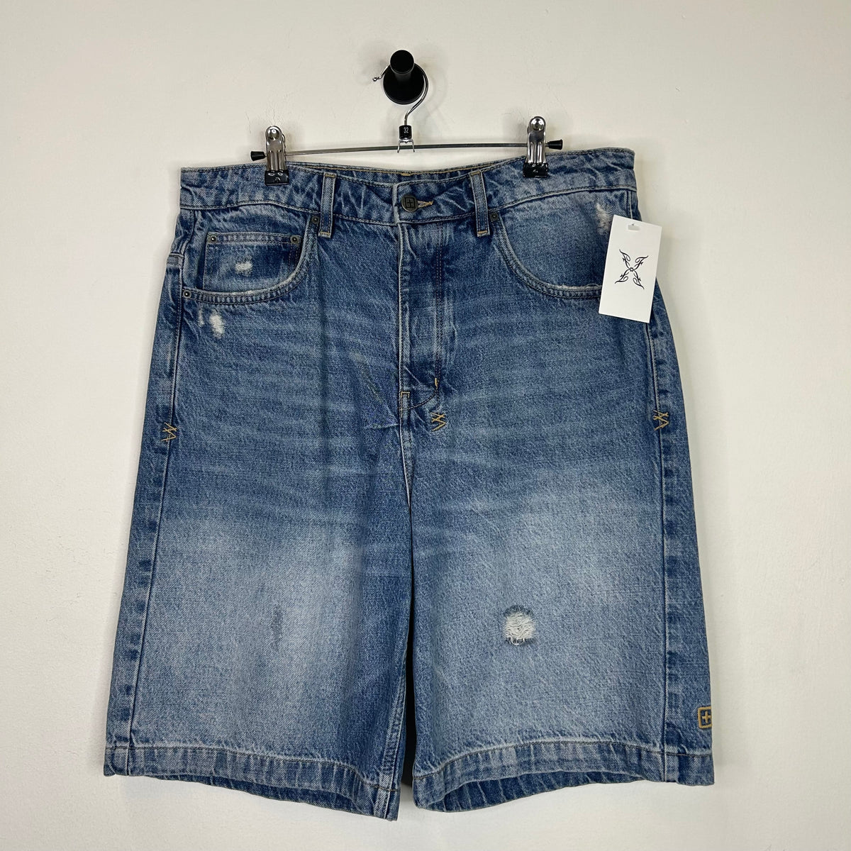 KSUBI BLUE JEAN JORTS