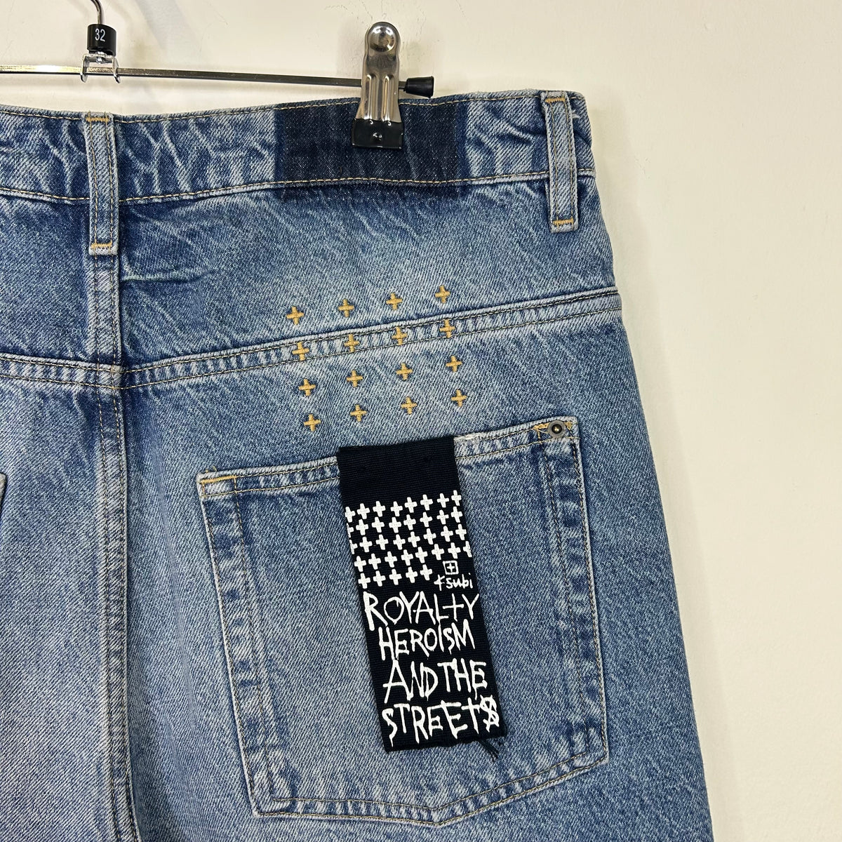 KSUBI BLUE JEAN JORTS
