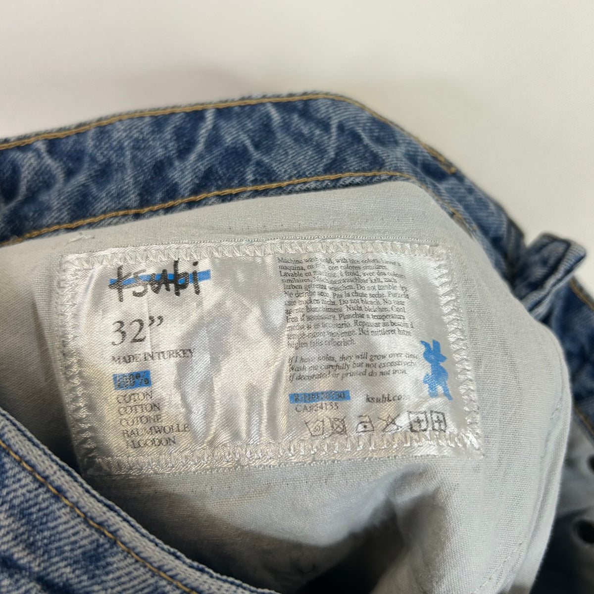 KSUBI BLUE JEAN JORTS