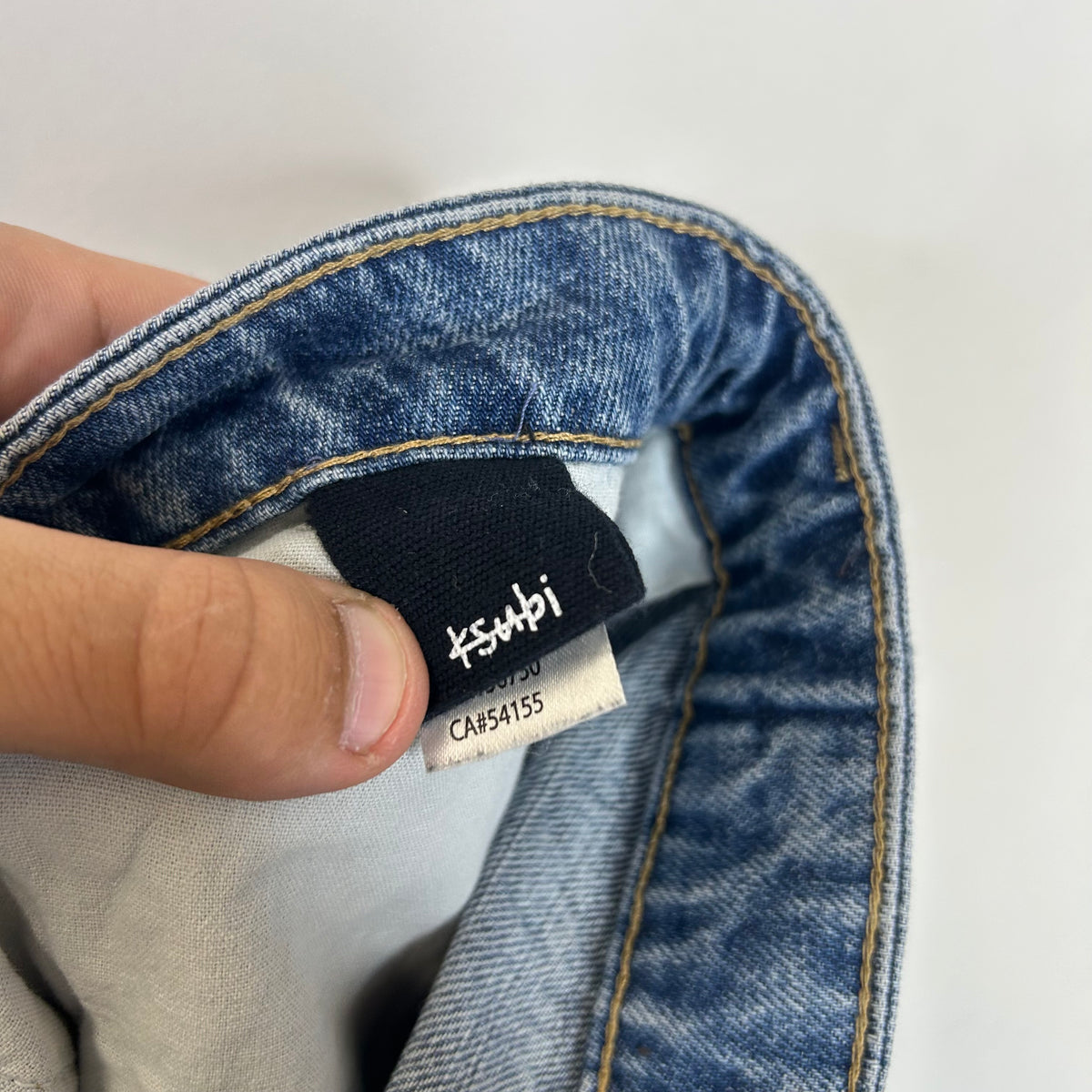 KSUBI BLUE JEAN JORTS