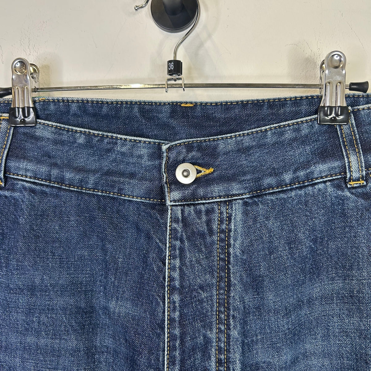 BOTTEGA VENETA BELYED DENIM SHORTS