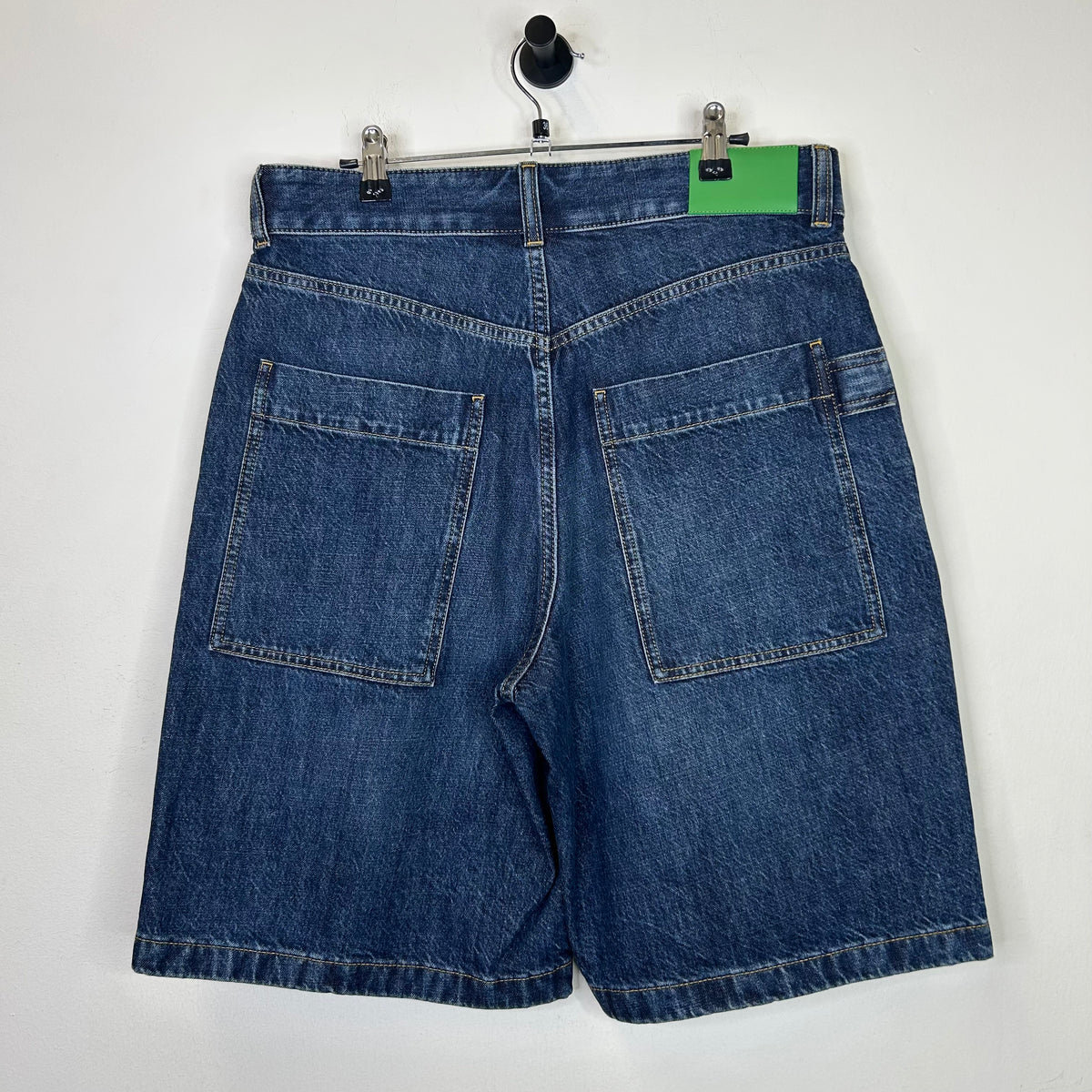 BOTTEGA VENETA BELYED DENIM SHORTS