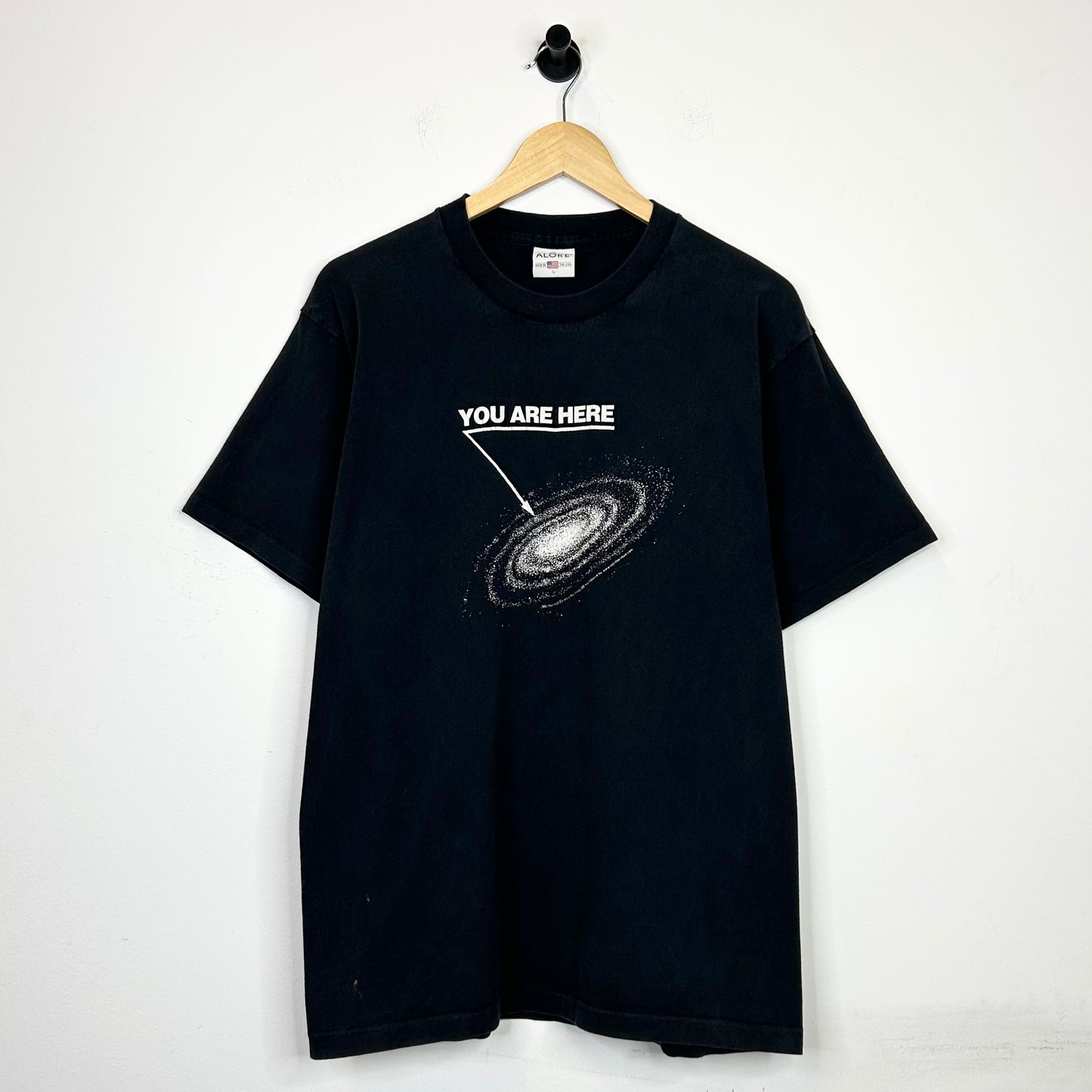 YOU ARE HERE MILKY WAY BLACK TEE