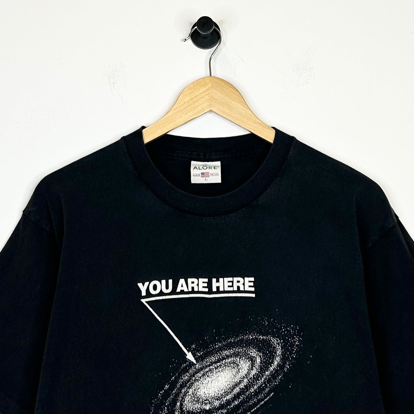 YOU ARE HERE MILKY WAY BLACK TEE