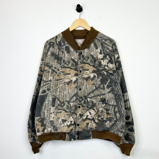 MOSSY OAK CAMO FLEECE JACKET
