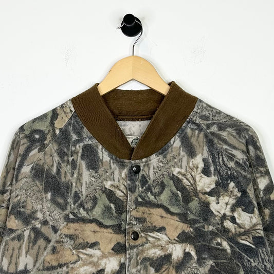 MOSSY OAK CAMO FLEECE JACKET