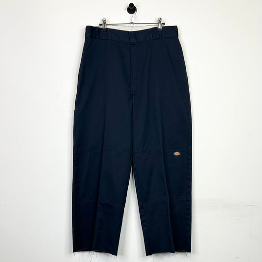DICKIES NAVY BLUE CANVAS TROUSERS