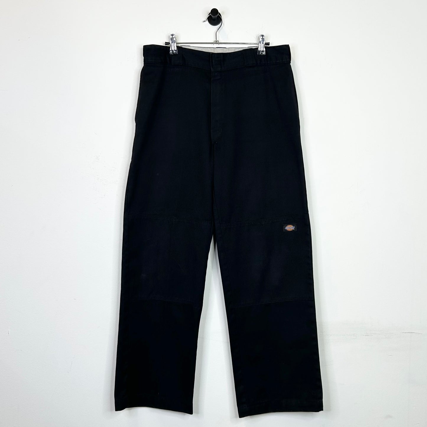 DICKIES BLACK CANVAS TROUSERS