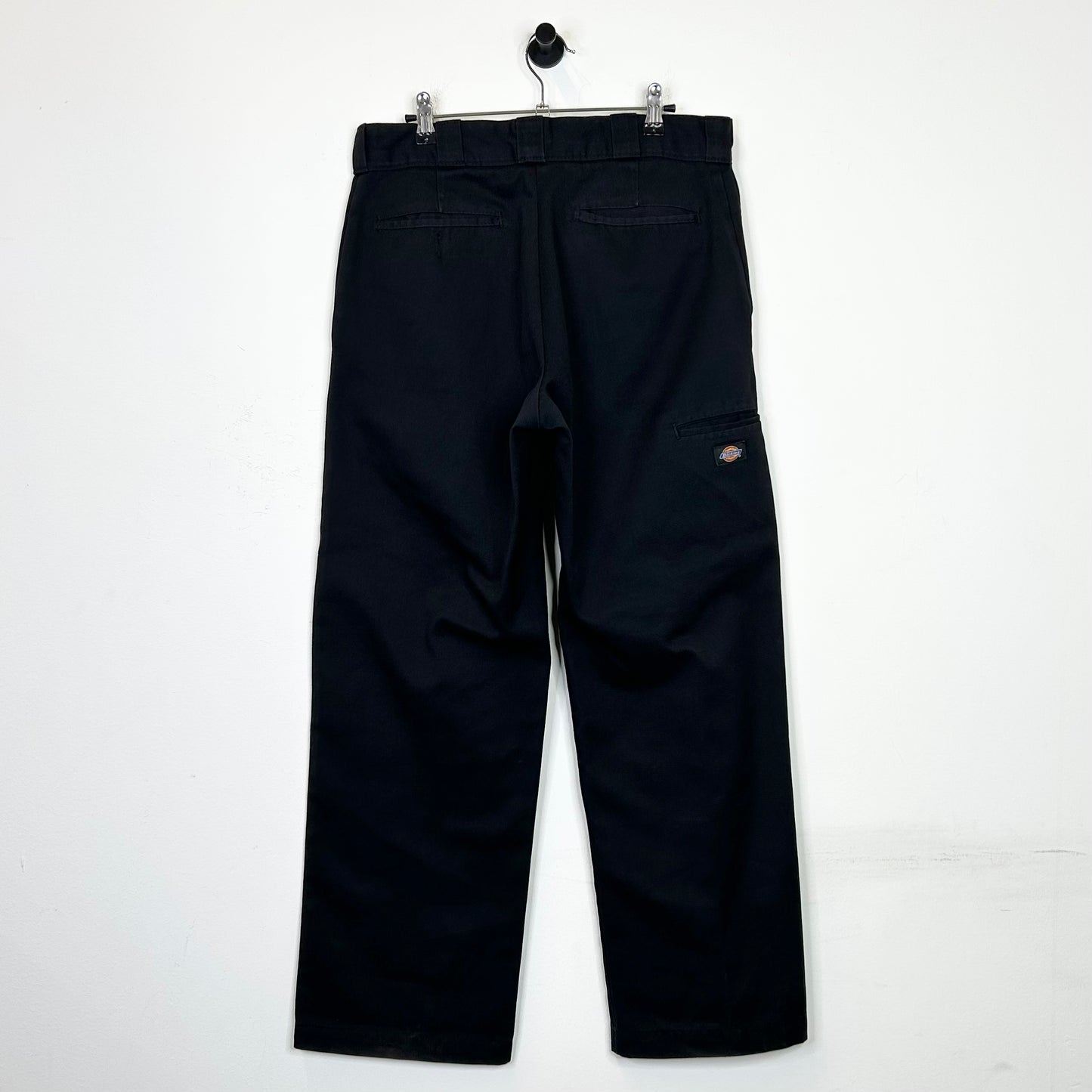 DICKIES BLACK CANVAS TROUSERS