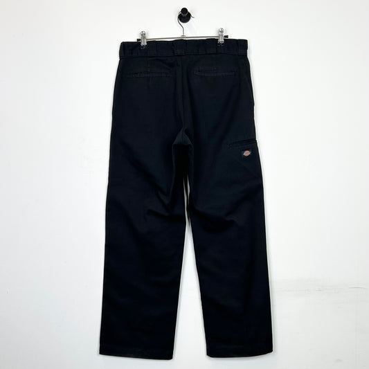 DICKIES BLACK CANVAS TROUSERS