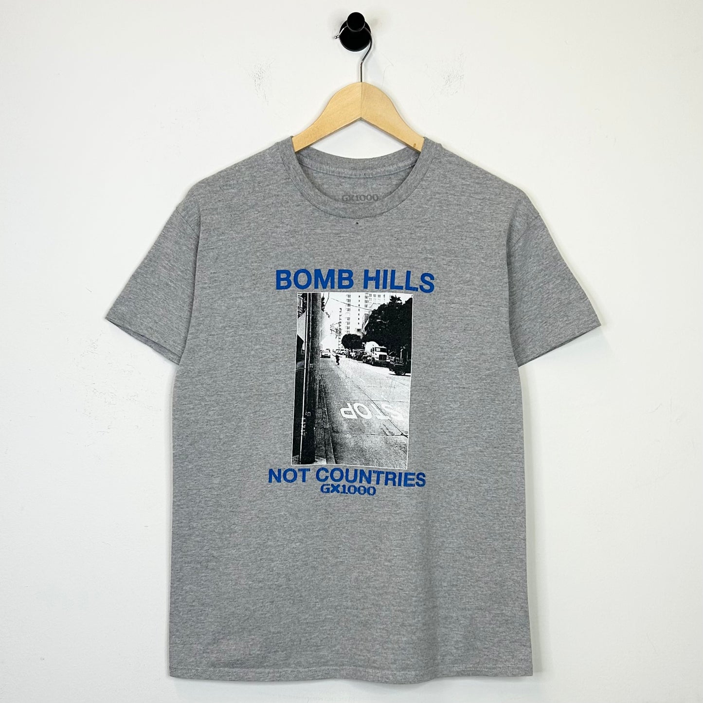 BOMB HILLS NOT COUNTRIES GX1000 TEE