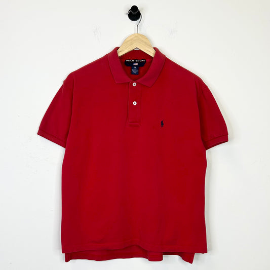POLO LITTLE PONY RED BLACK SHIRT