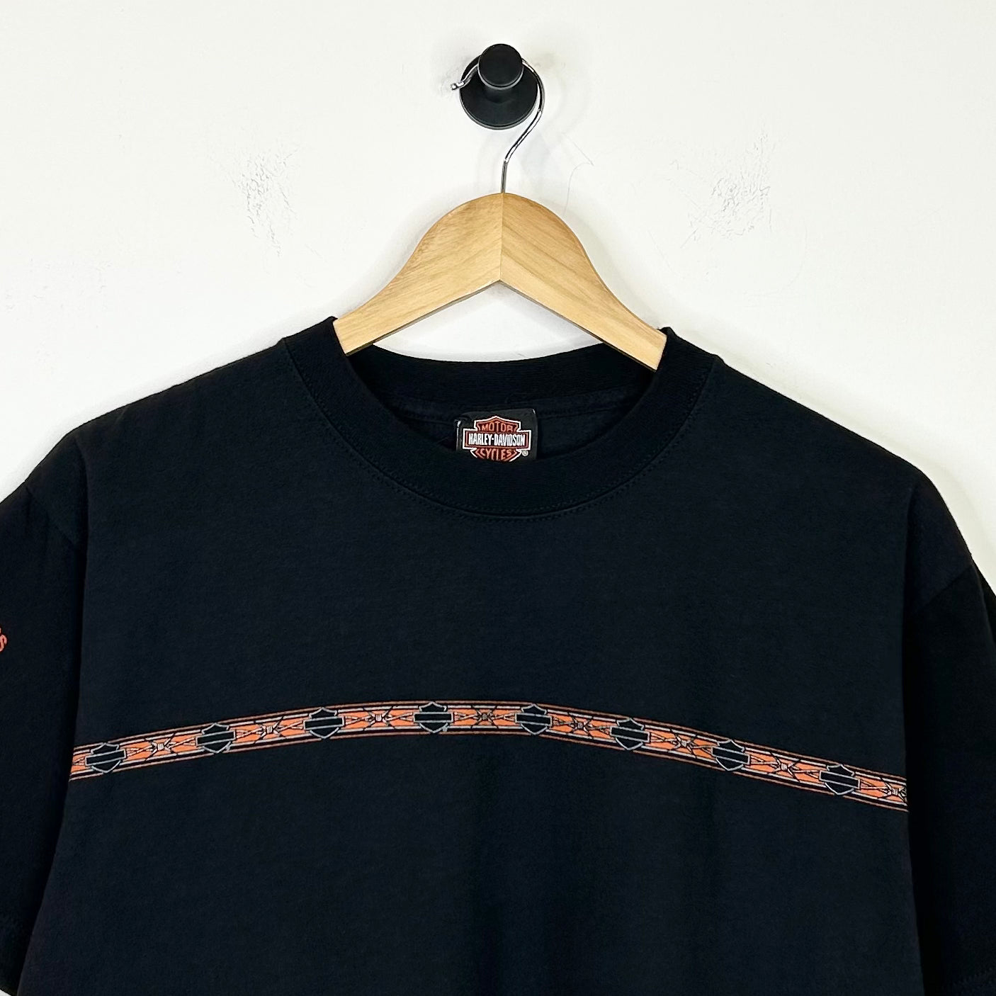 HARLEY DAVIDSON WIRE FENCE STRIPED TEE