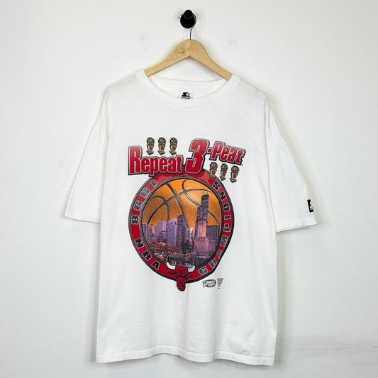 CHICAGO BULLS REPEAT 3-PEAT TEE