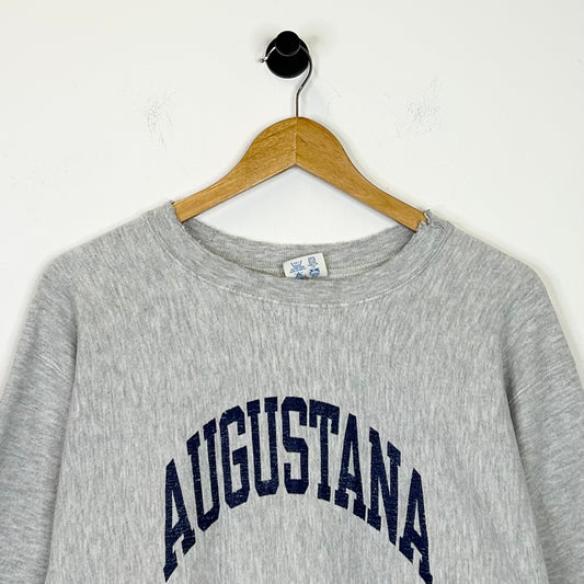 AUGUSTANA DISTRESSED HEATHER CREWNECK