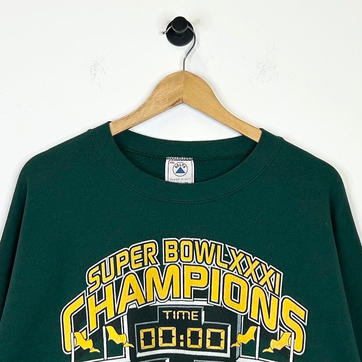 GREEN BAY PACKERS SUPERBOWL XXXI CHAMPIONS CREWNECK