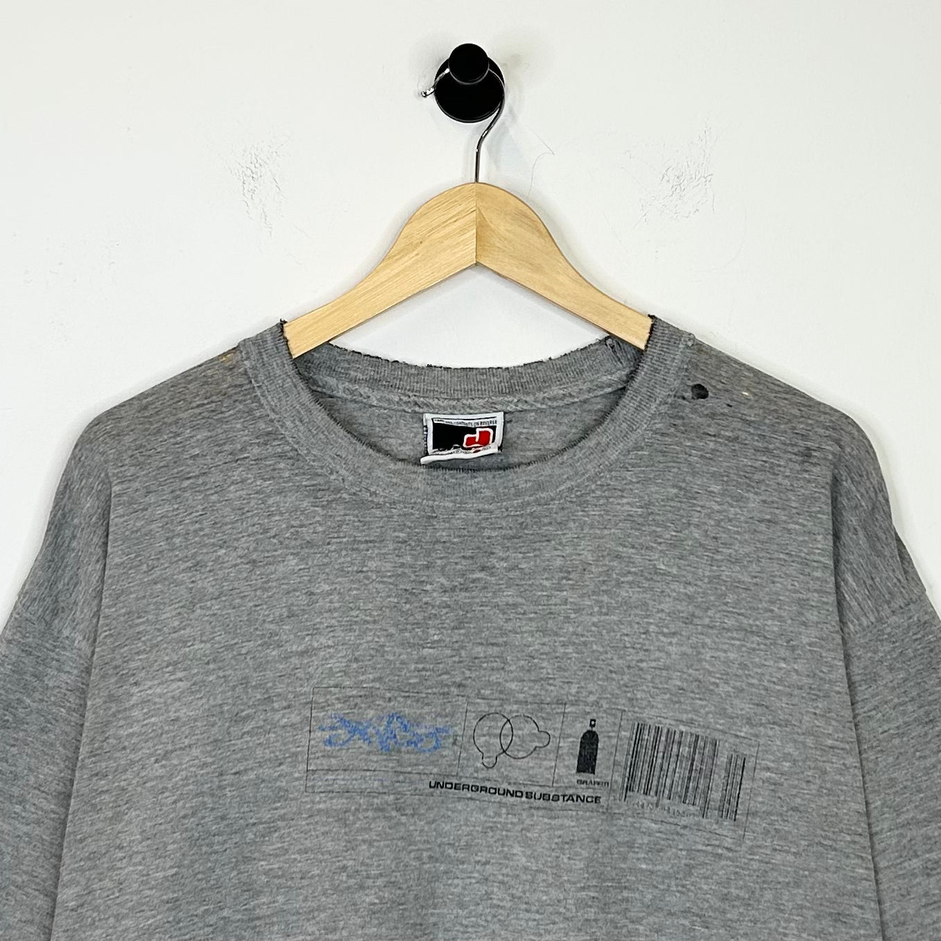 JNCO UNDERGROUND SUBSTANCE HEATHER TEE