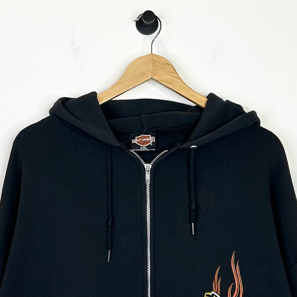 HARLEY DAVIDSON EAGLE FLAME ZIP UP