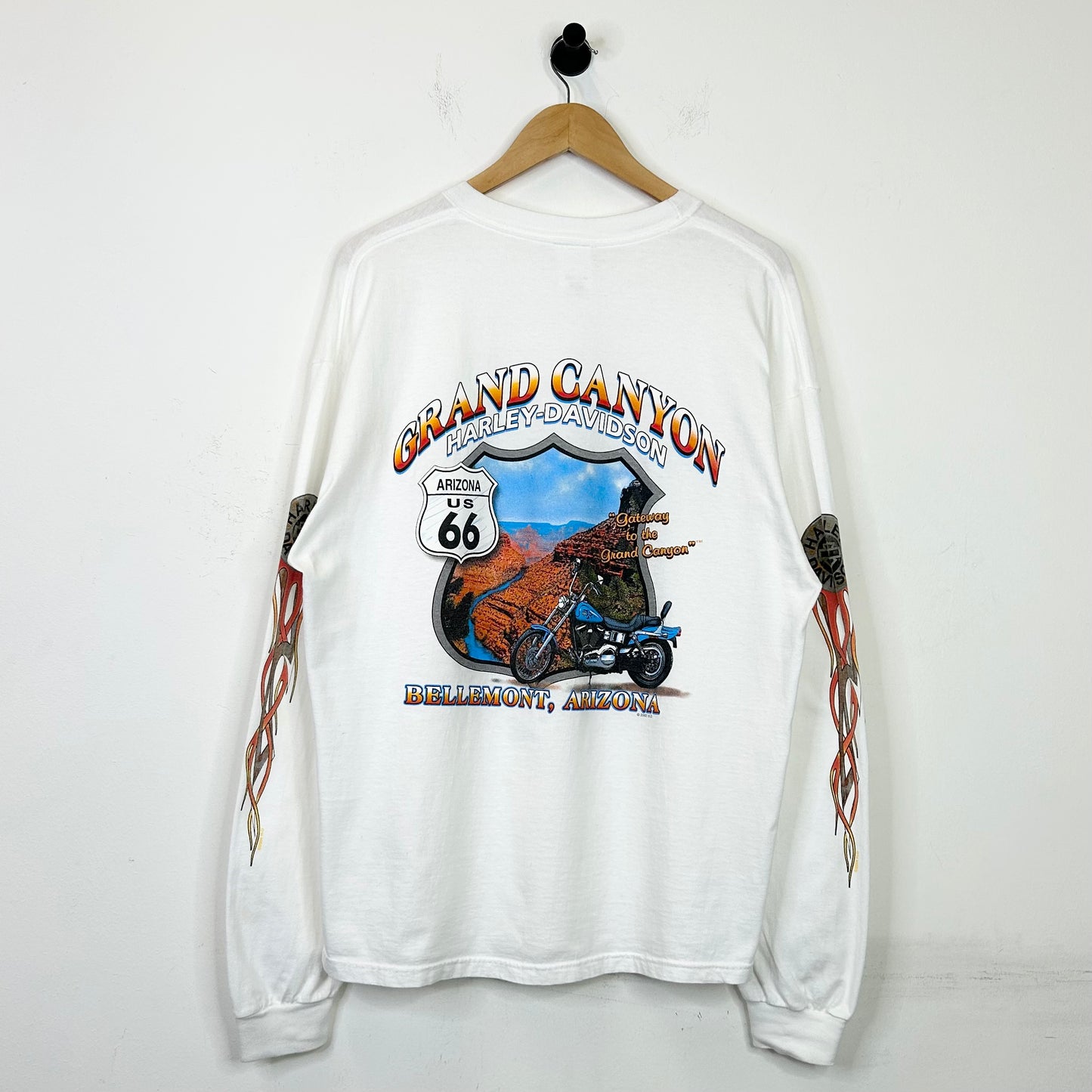 HARLEY DAVIDSON GRAND CANYON FLAME LONGSLEEVE