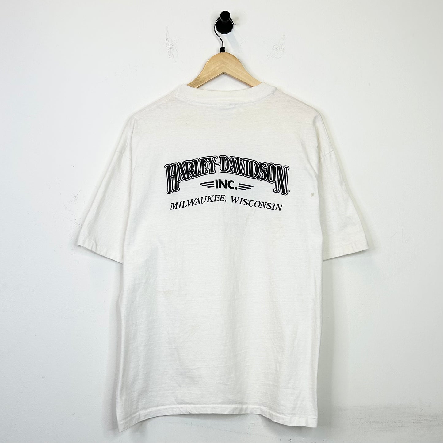 HARLEY DAVIDSON MILWAUKEE RED BIKE TEE