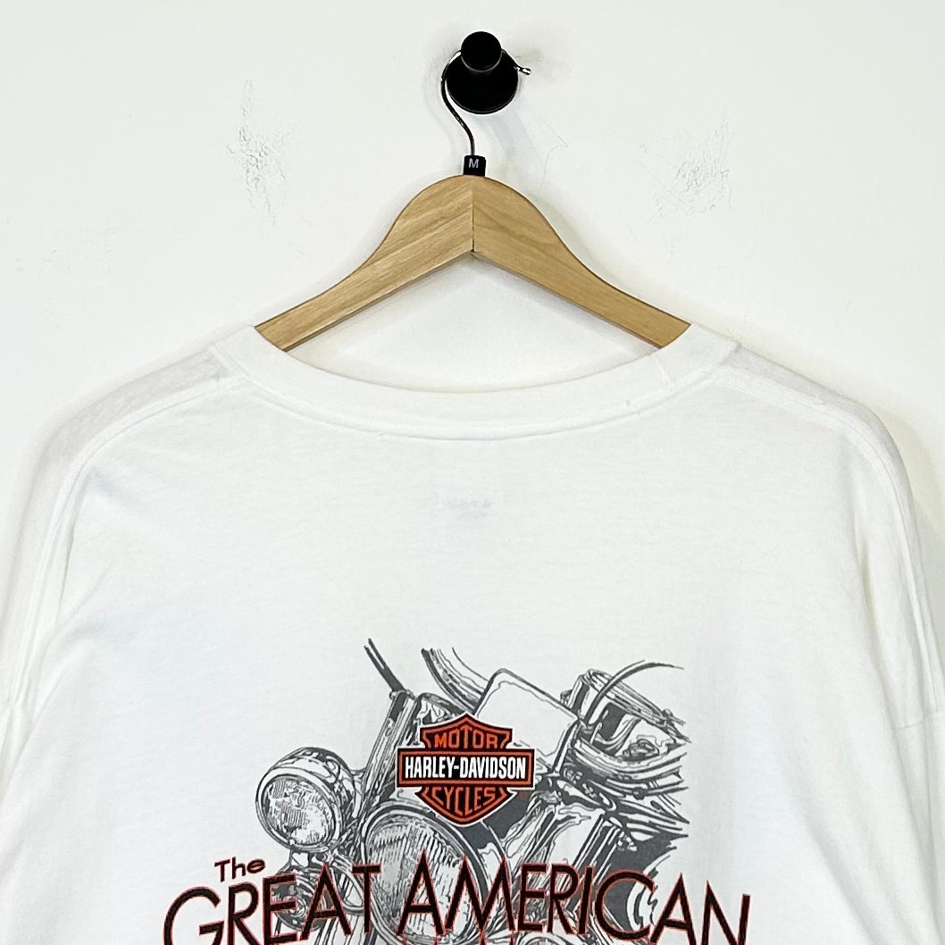 HARLEY DAVIDSON GREAT AMERICA EAGLE FLAME LONGSLEEVE