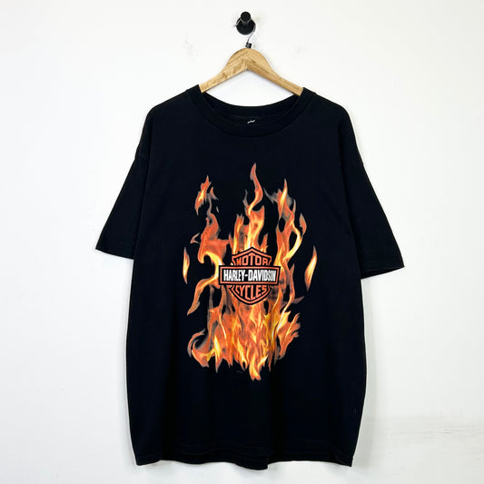 HARLEY DAVIDSON CLASSIC MOTORCYCLES FLAME TEE