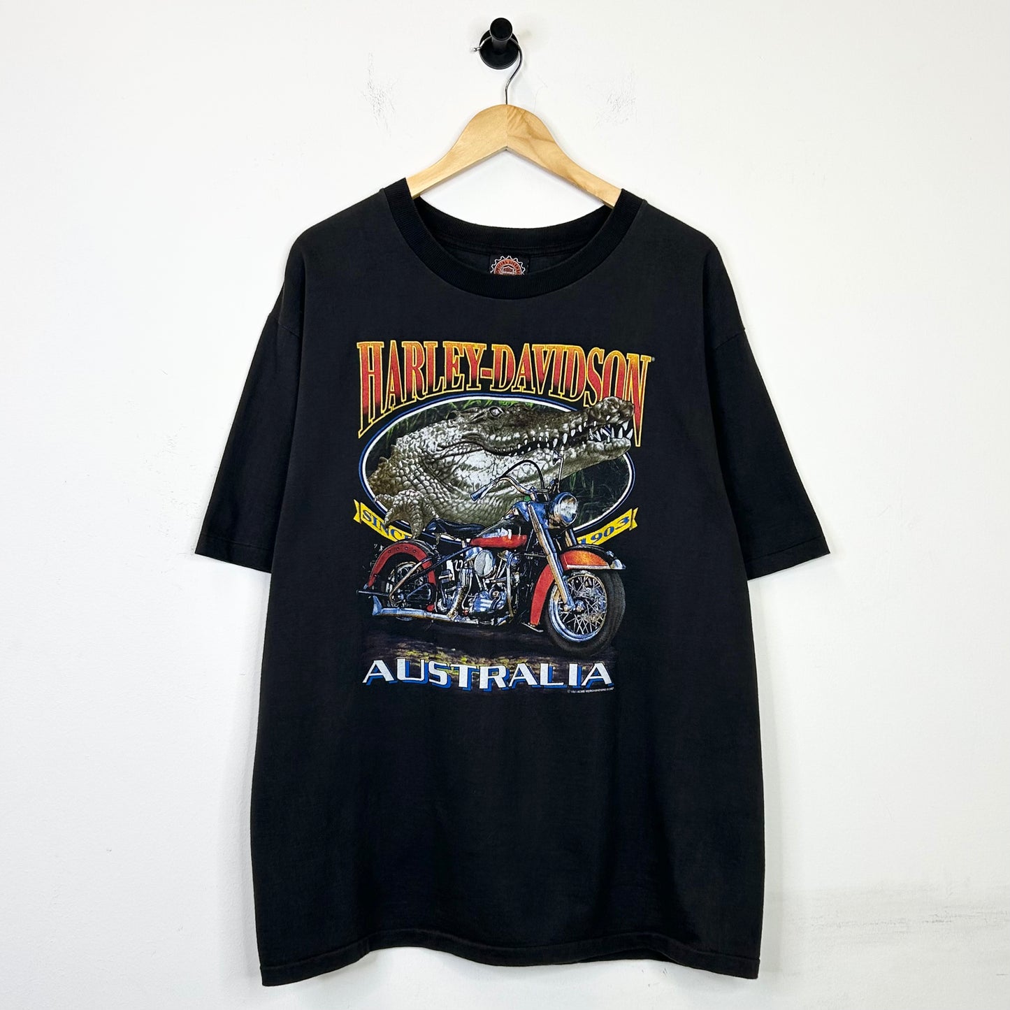 HARLEY DAVIDSON ALLIGATOR AUSTRALIA TEE