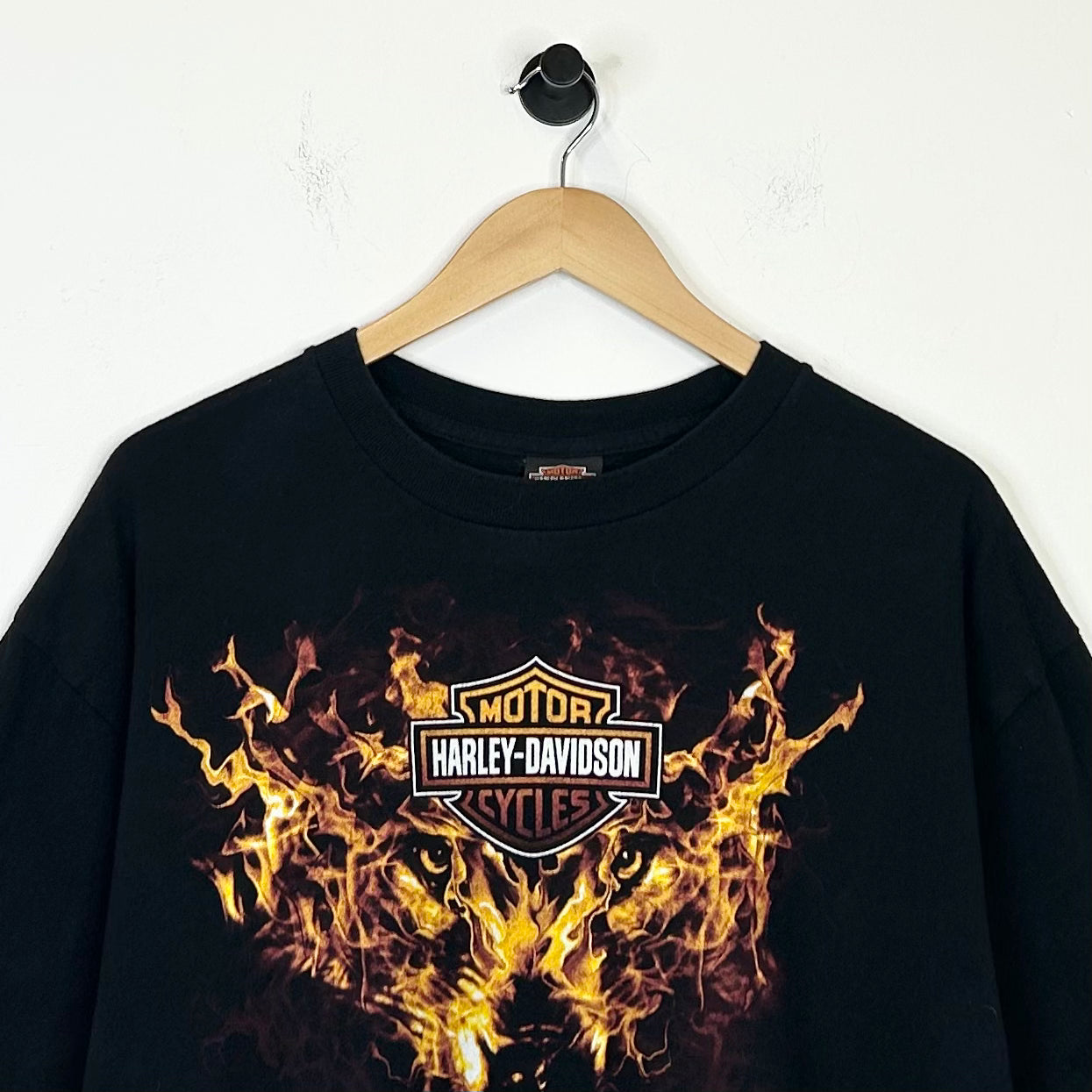 HARLEY DAVIDSON FLAME WOLF TEE
