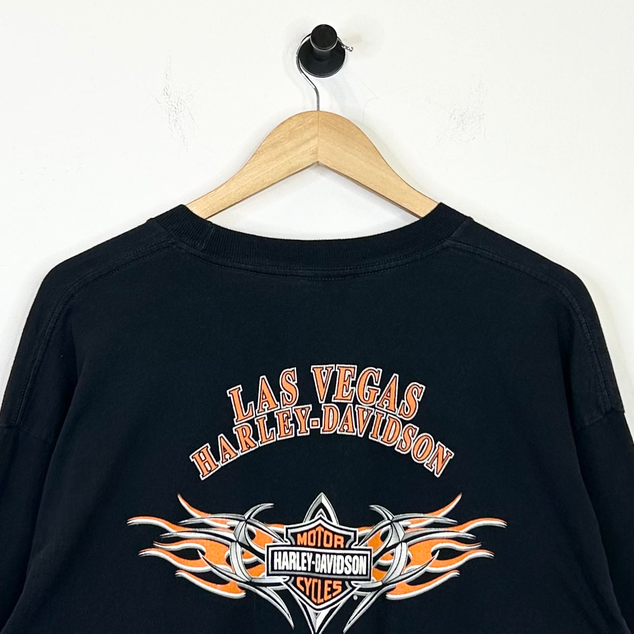HARLEY DAVIDSON BLUE FLAME EAGLE LONGSLEEVE