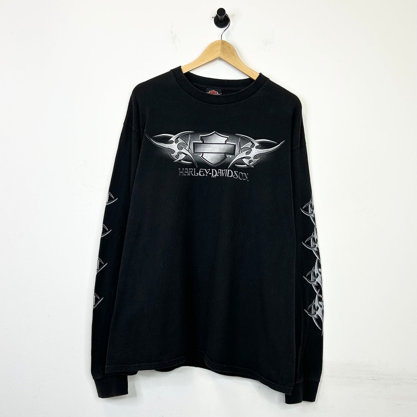 HARLEY DAVIDSON METAL ORANGE COUNTY LONGSLEEVE