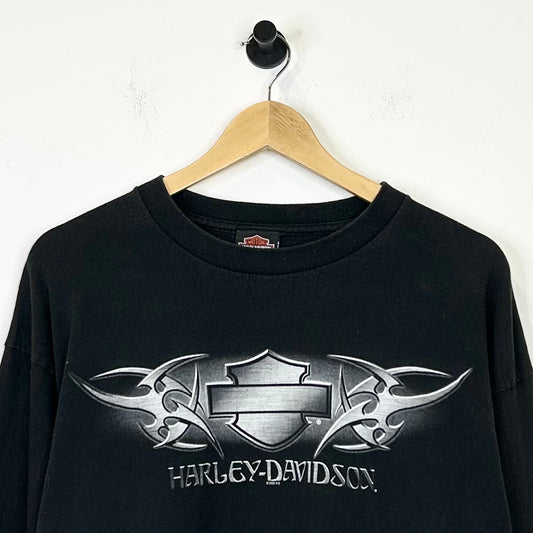 HARLEY DAVIDSON METAL ORANGE COUNTY LONGSLEEVE