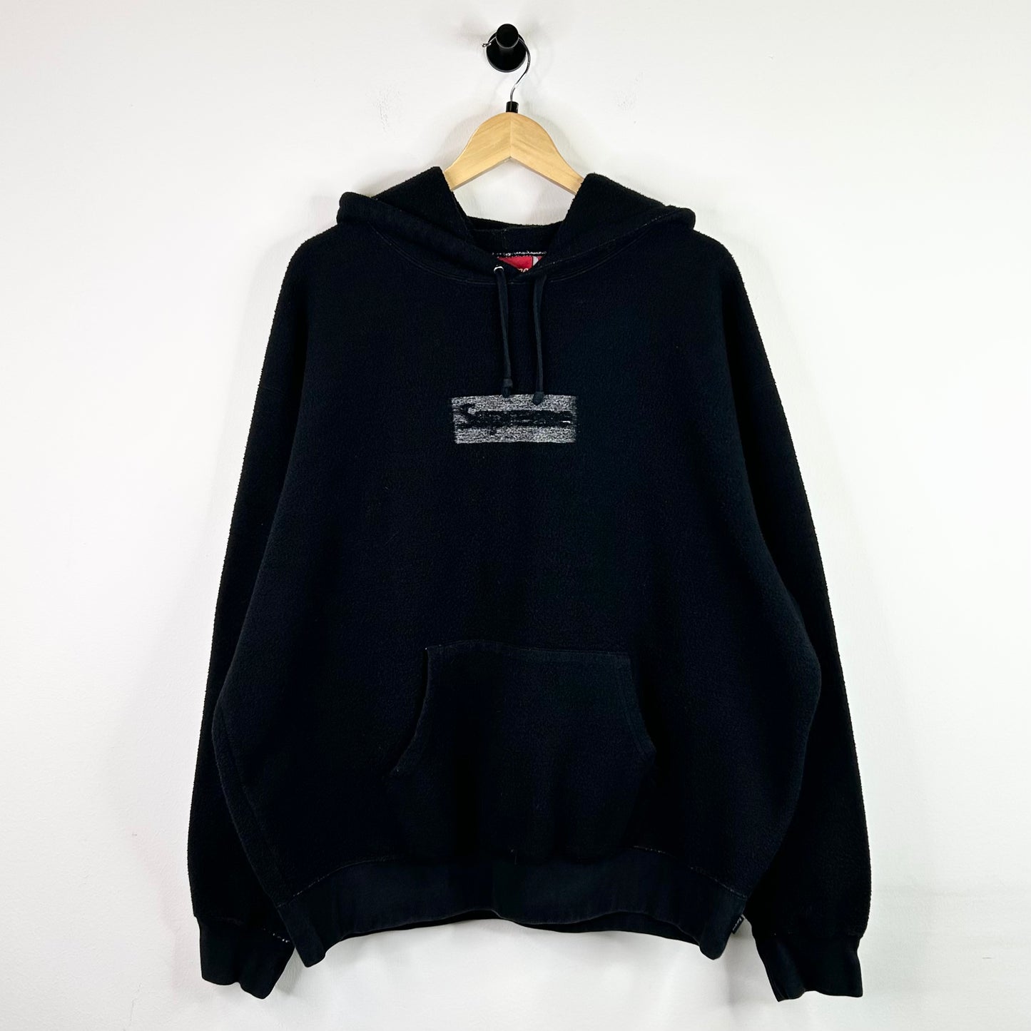 SUPREME INSIDE OUT BLACK HOODIE