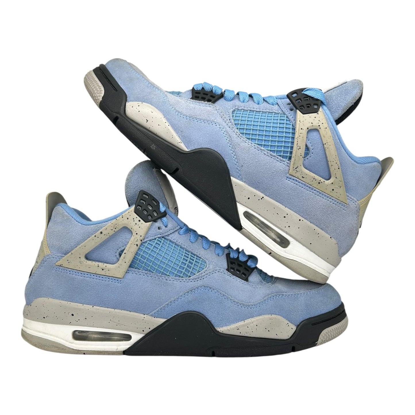 PREOWNED JORDAN 4 RETRO UNIVERSITY BLUE