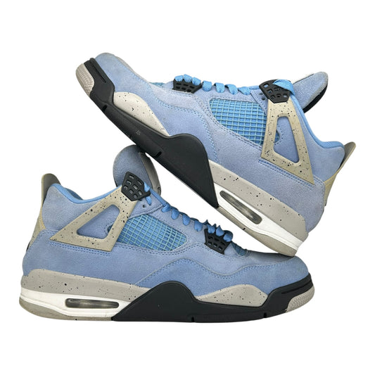 PREOWNED JORDAN 4 RETRO UNIVERSITY BLUE