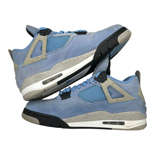 PREOWNED JORDAN 4 RETRO UNIVERSITY BLUE