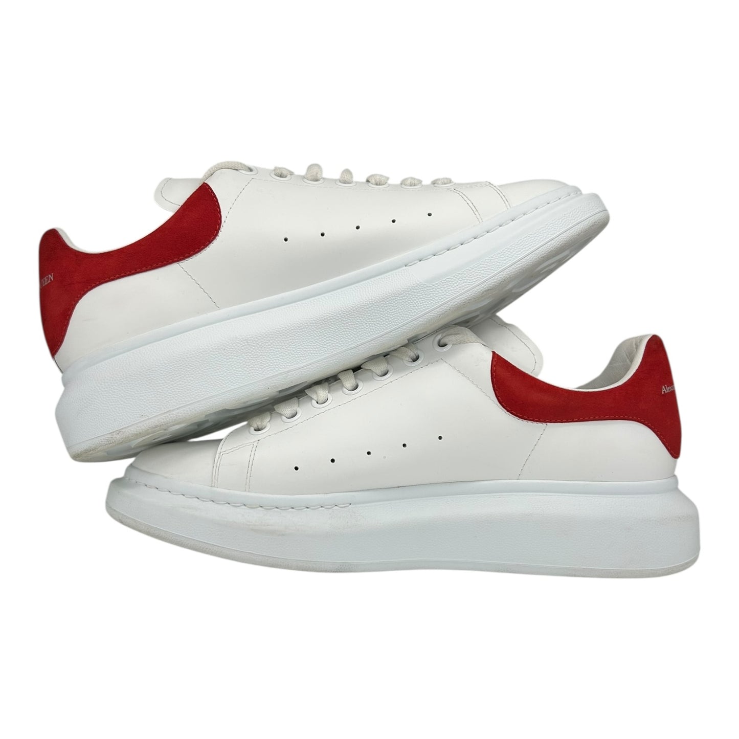 PREOWNED ALEXANDER MCQUEEN OVERSIZED RED/WHITE