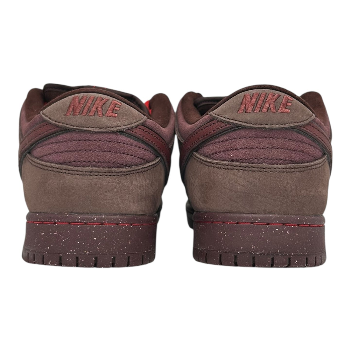 PREOWNED NIKE SB DUNK LOW CITY OF LOVE BURGUNDY