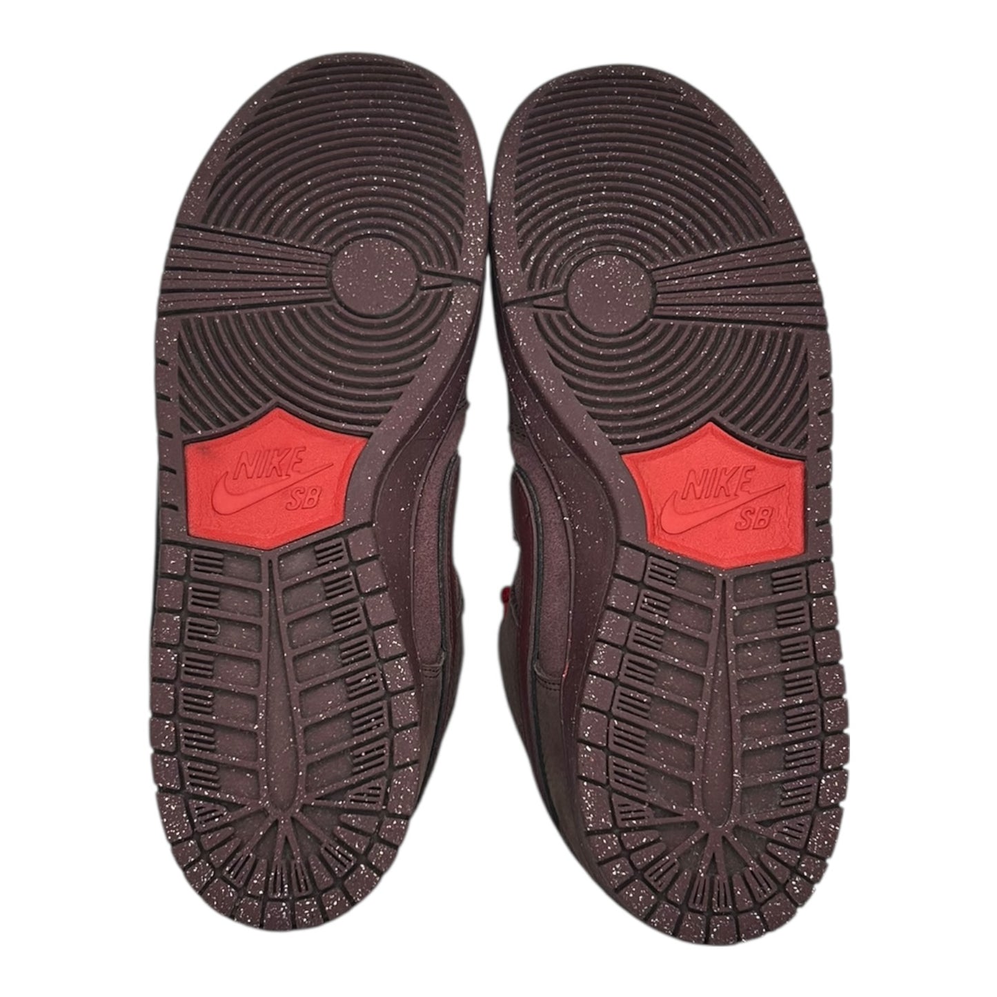 PREOWNED NIKE SB DUNK LOW CITY OF LOVE BURGUNDY