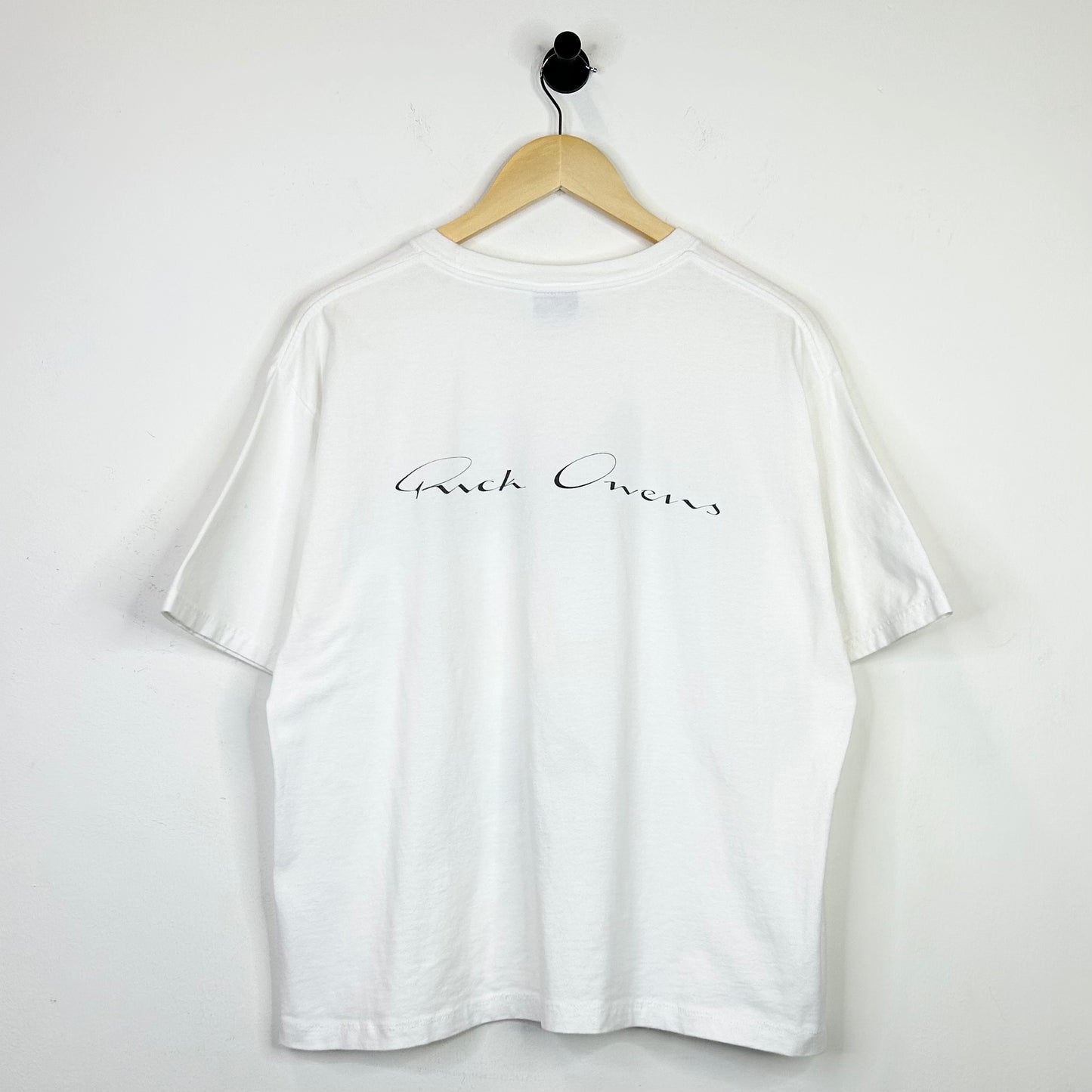 STUSSY RICK OWENS WHITE TEE