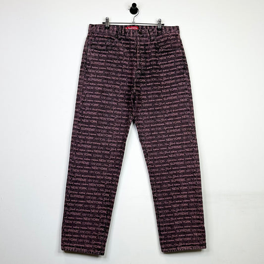 SUPREME MULTI TYPE JACQUARD REGULAR JEANS