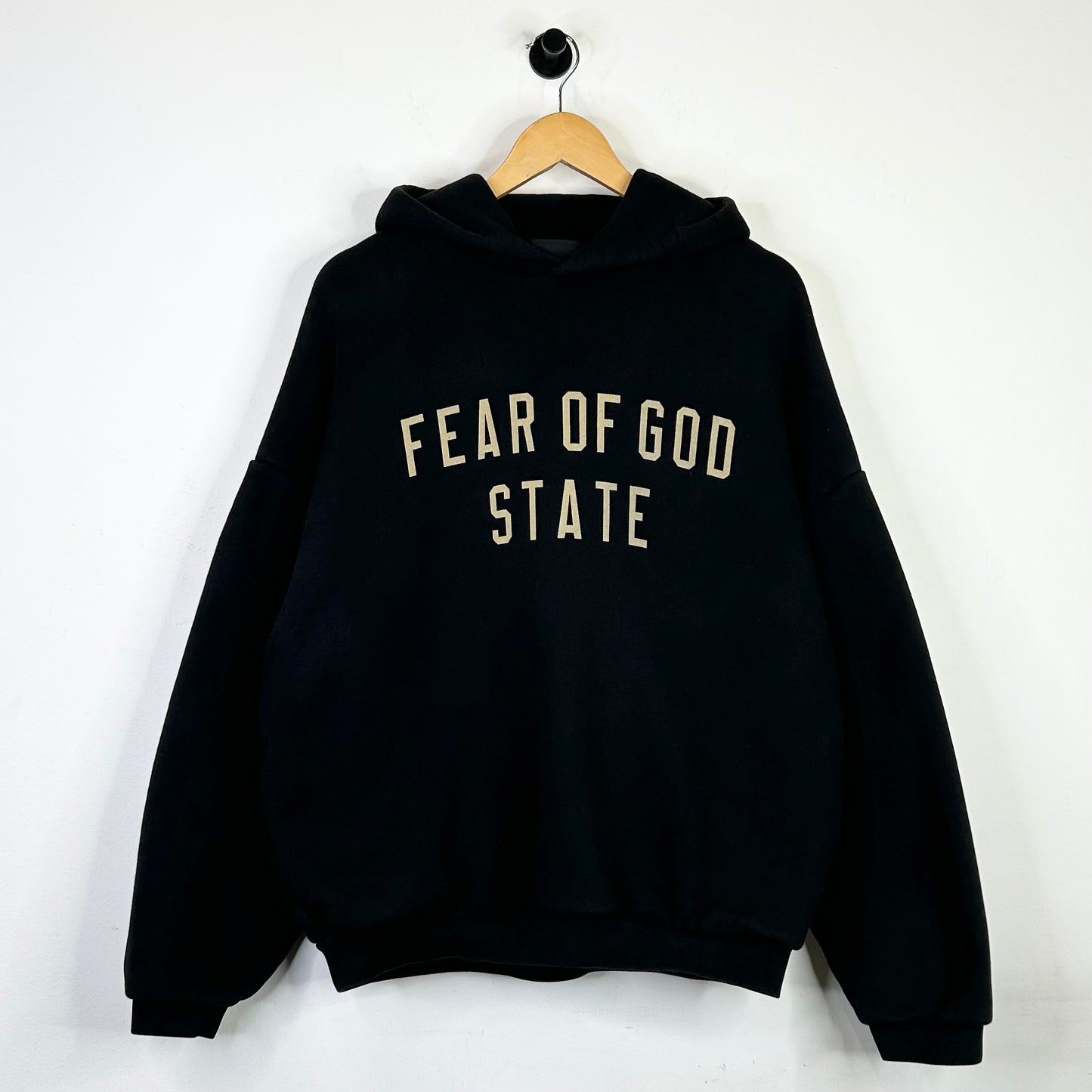 FEAR OF GOD STATE BLACK HOODIE