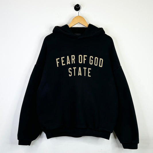 FEAR OF GOD STATE BLACK HOODIE