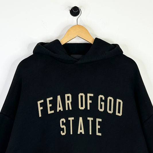 FEAR OF GOD STATE BLACK HOODIE