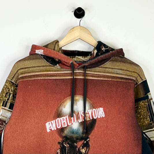 SUPREME SCARFACE THE WORLD IS YOURS HOODIE