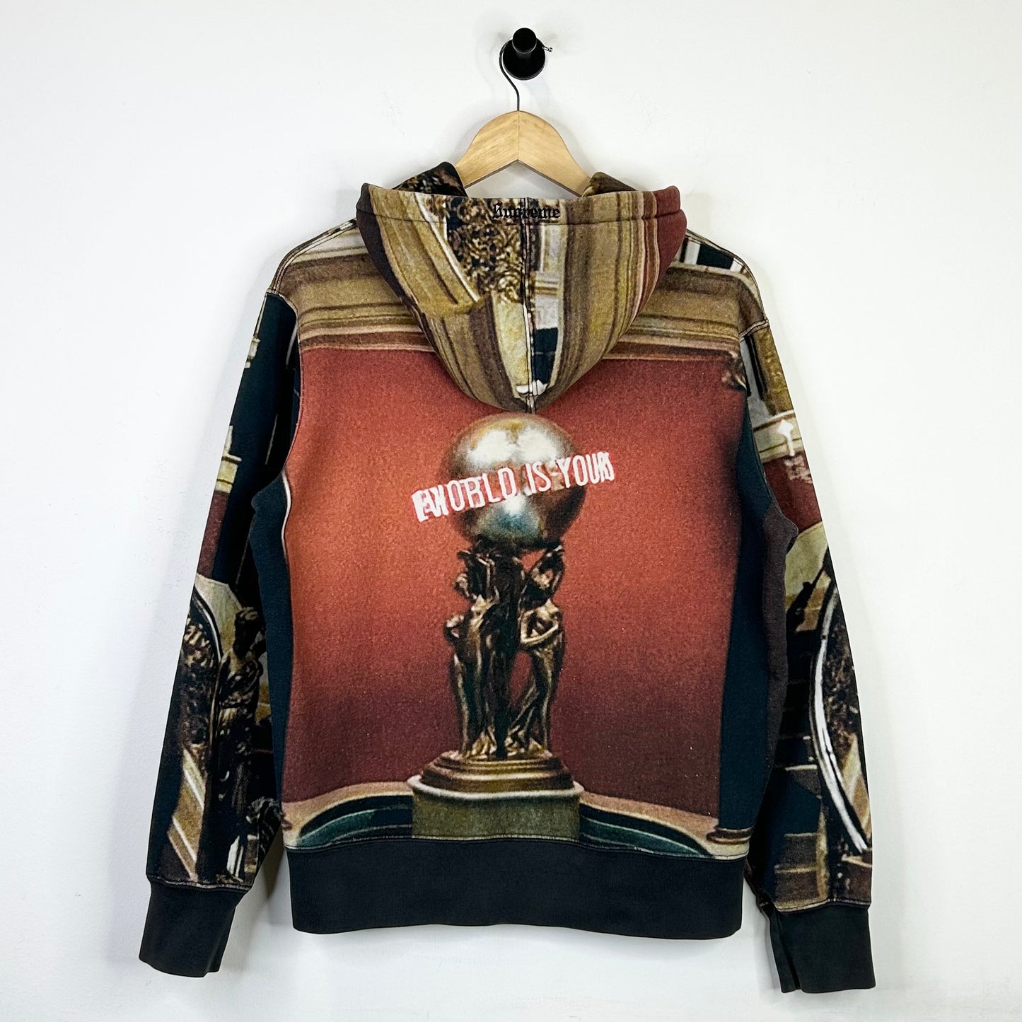 SUPREME SCARFACE THE WORLD IS YOURS HOODIE