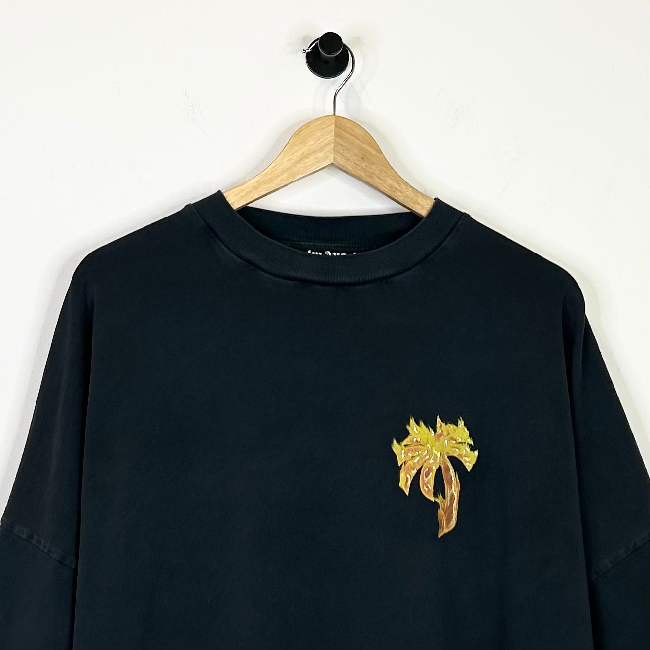 PALM ANGELS FLAME LOGO TEE