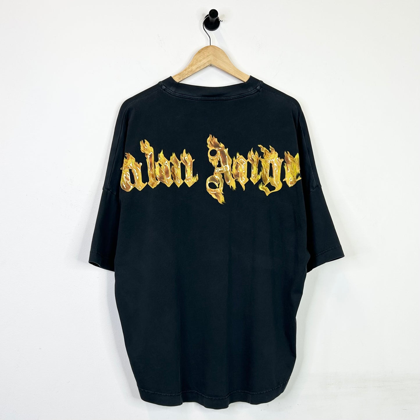 PALM ANGELS FLAME LOGO TEE