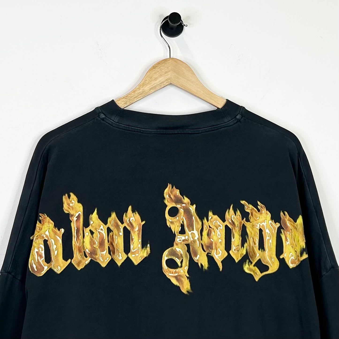 PALM ANGELS FLAME LOGO TEE