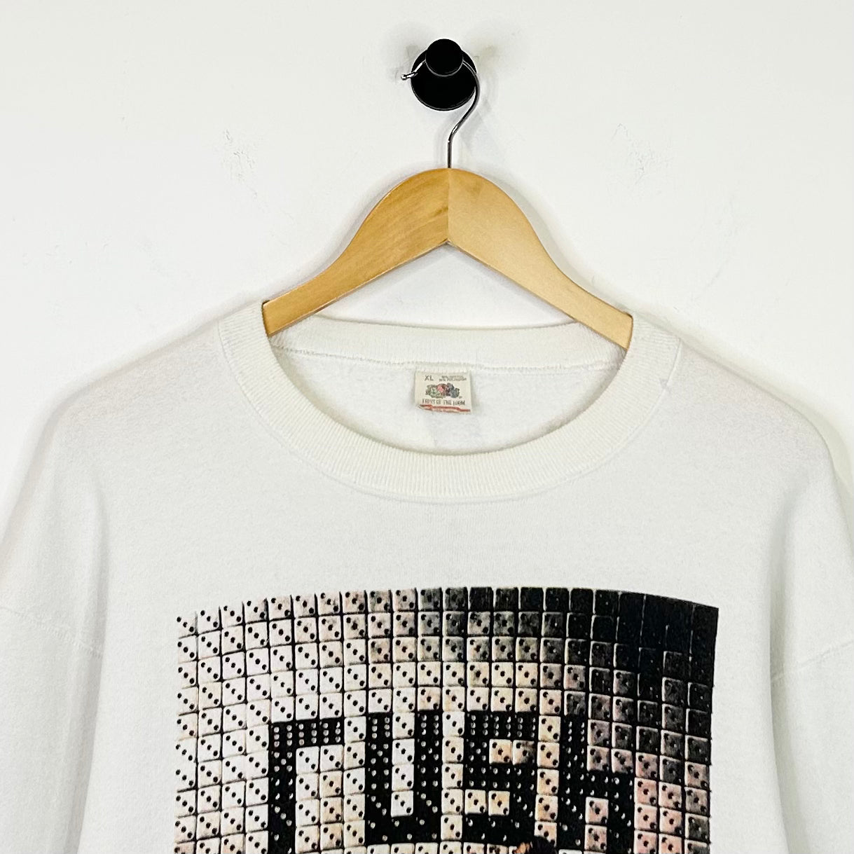 RUSH ROLL THE BONES CREAM CREWNECK