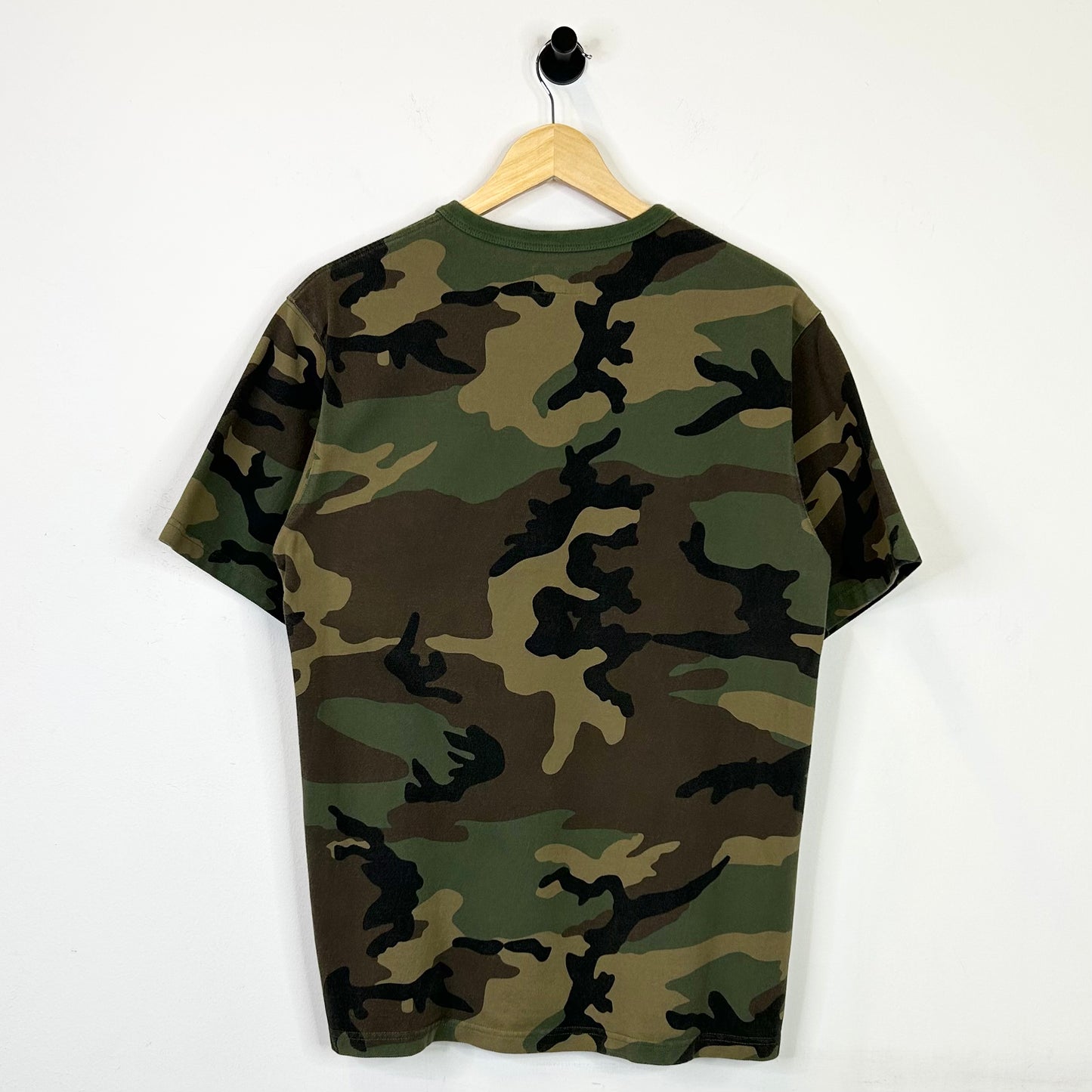 SUPREME WORLD FAMOUS CAMO BUTTON UP TEE